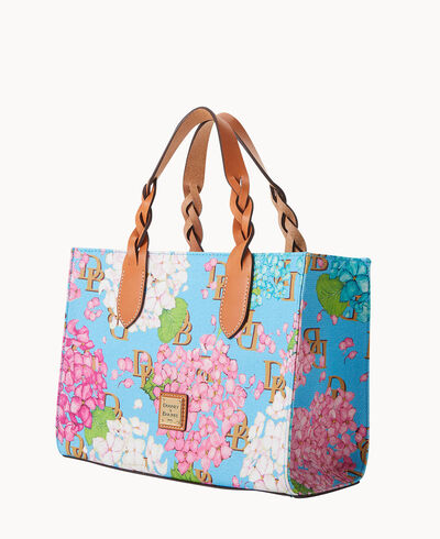 Hydrangea Monogram Gia Satchel