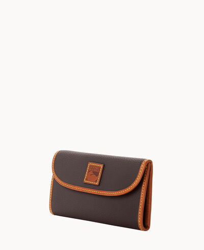 Pebble Grain Continental Clutch