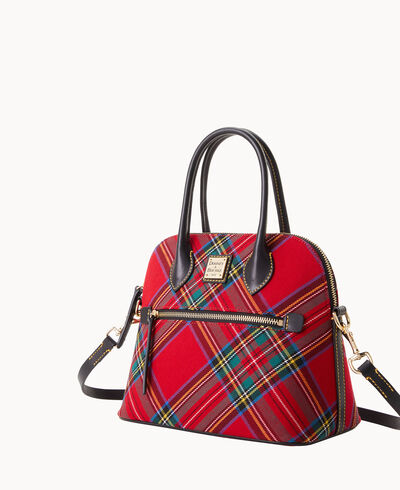 Tartan Domed Satchel
