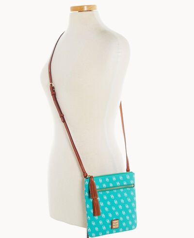 Gretta Double Zip Tassel Crossbody