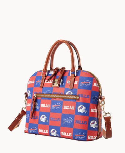 NFL Bills Domed Zip Satchel