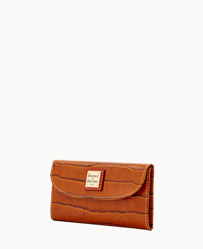 Croco Continental Clutch