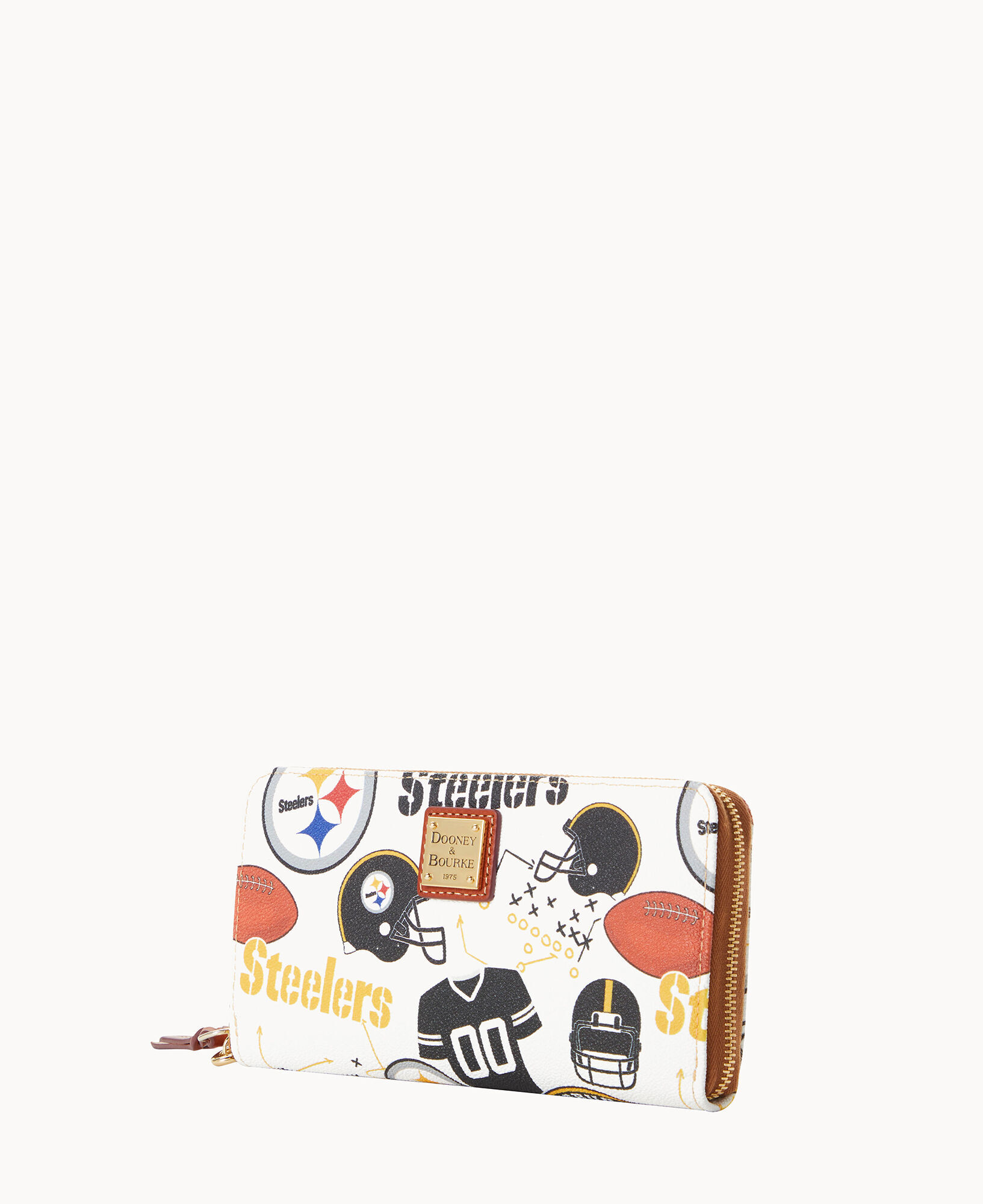 Dooney and bourke steelers wristlet sales