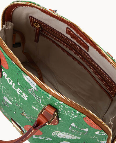 NFL Eagles Zip Zip Satchel
