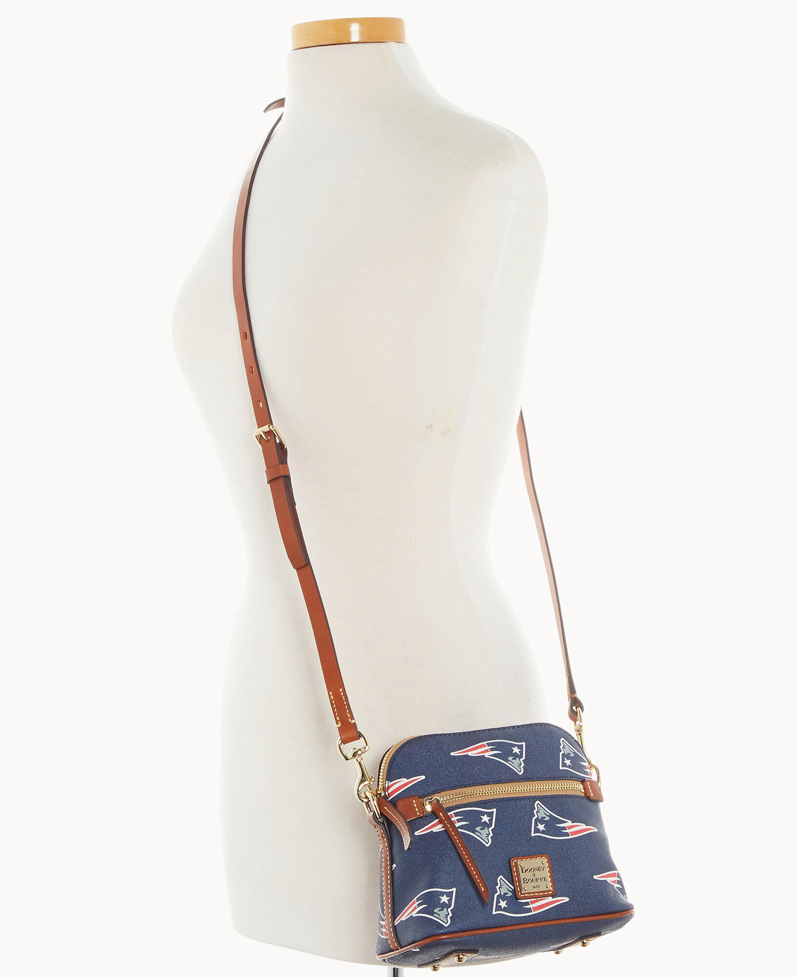 Dooney Bourke NFL Patriots Domed Crossbody