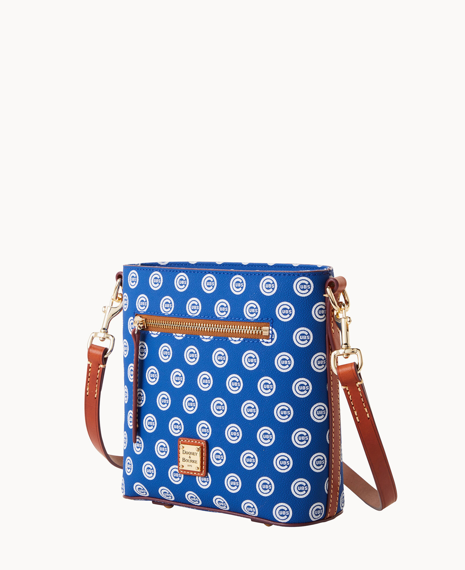 Dooney & Bourke Mlb Chicago Cubs North/south Triple Zip Crossbody, Crossbody Bags, Clothing & Accessories
