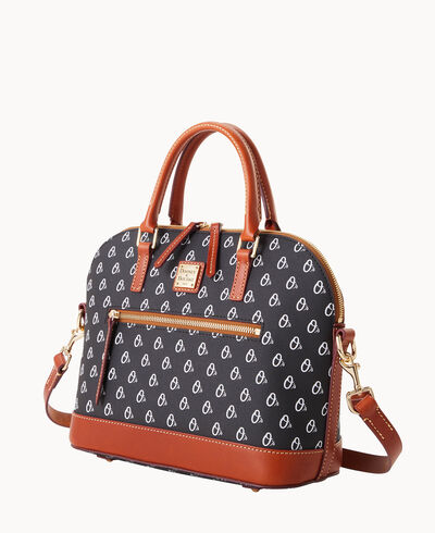 MLB Orioles Domed Zip Satchel