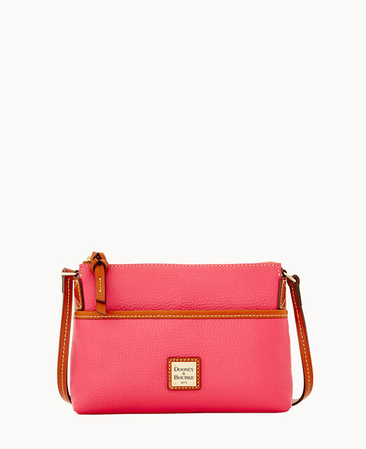 Pebble Grain Ginger Crossbody