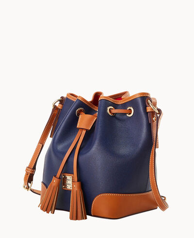 Saffiano Crossbody Drawstring