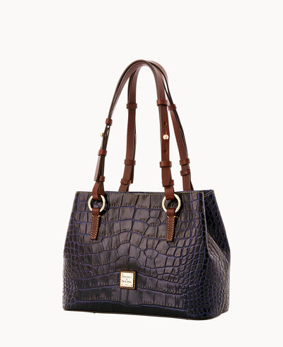 Croco Fino Small Briana with Pouch