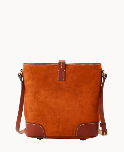 Suede Crossbody Bucket
