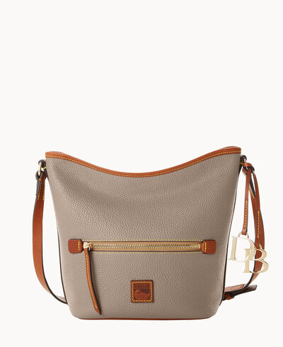 Pebble Grain Zip Sac
