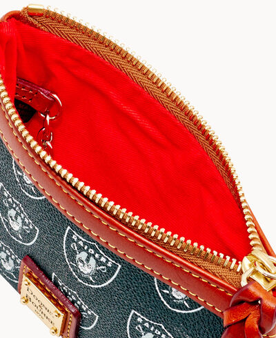 NFL Raiders Medium Wristlet