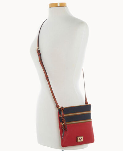 NFL Buccaneers Triple Zip Crossbody