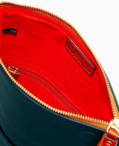 Wexford Leather Foldover Zip Crossbody