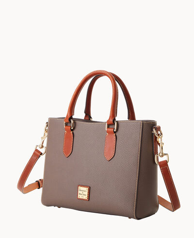 Pebble Grain Top Handle Tote
