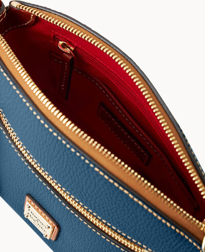 Pebble Grain Domed Crossbody