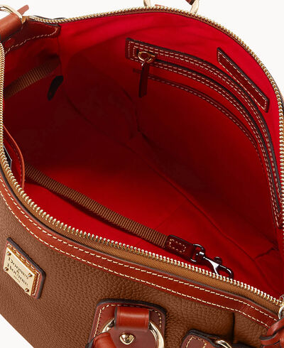 Pebble Grain Medium Mail Satchel