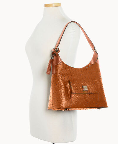 Ostrich Small Hobo