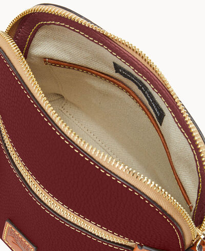 Pebble Grain Domed Crossbody
