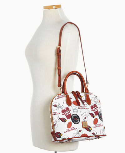 NFL AZ Cardinals Zip Zip Satchel