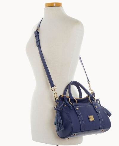 Lucca Leather Satchel With Pocket