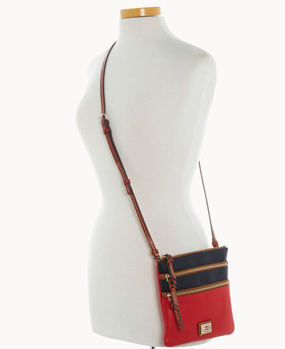 MLB Reds Triple Zip Crossbody