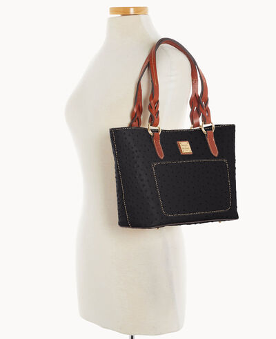 Ostrich Small Gretchen Tote