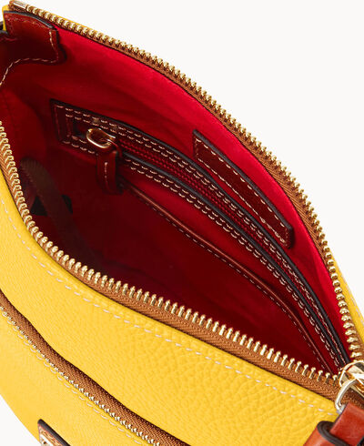 Pebble Grain Small Tassel Crossbody