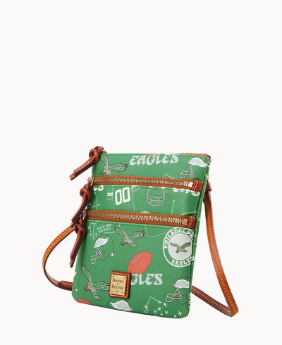 NFL Eagles North South Triple Zip Crossbody