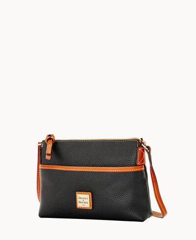 Pebble Grain Ginger Crossbody