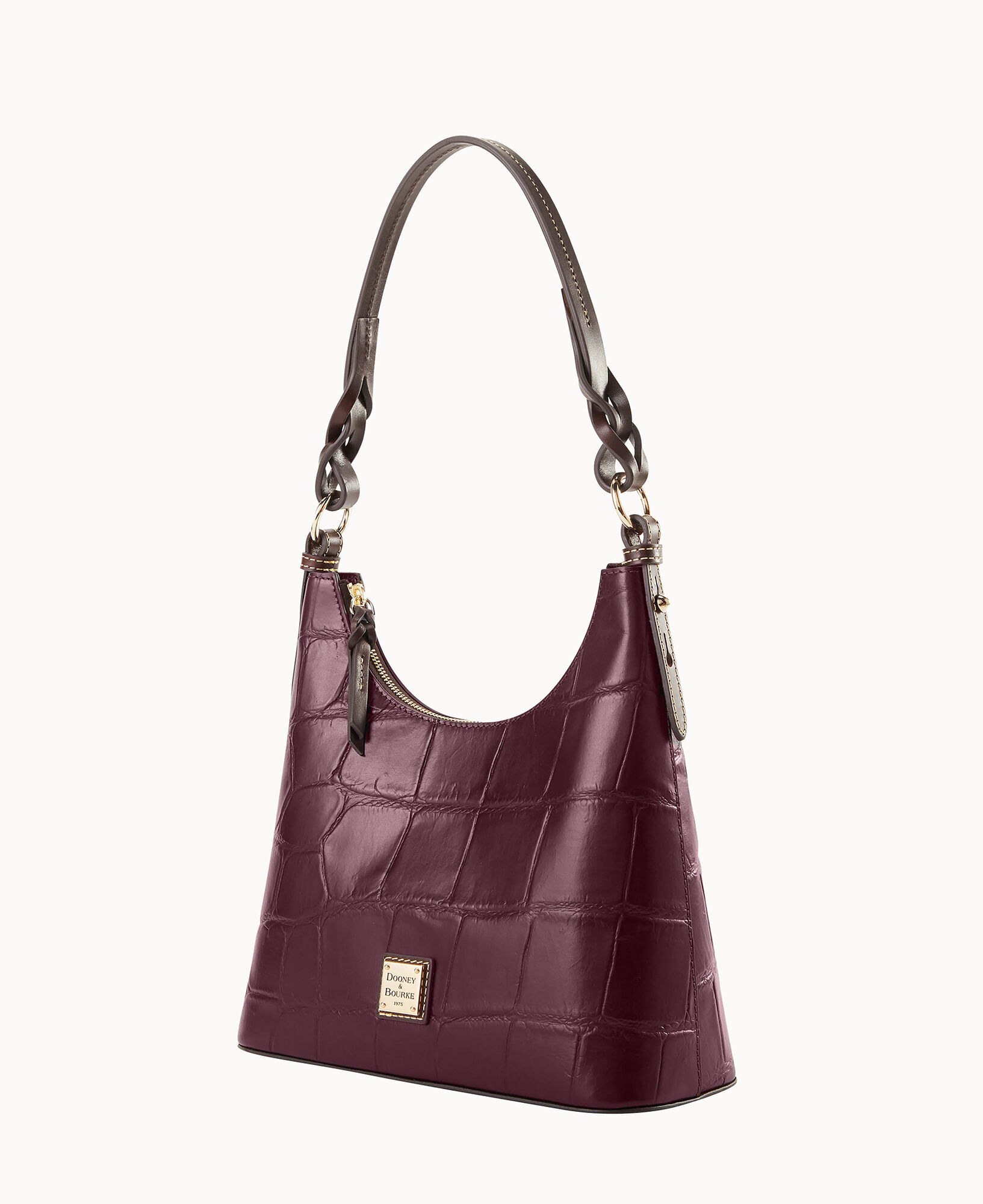 Dooney and bourke croco hobo on sale