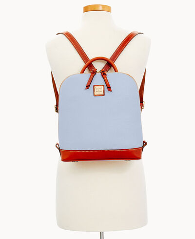 Pebble Grain Zip Pod Backpack