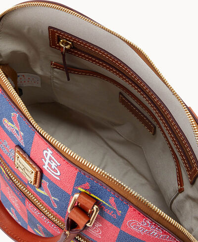 MLB Cardinals Domed Zip Satchel