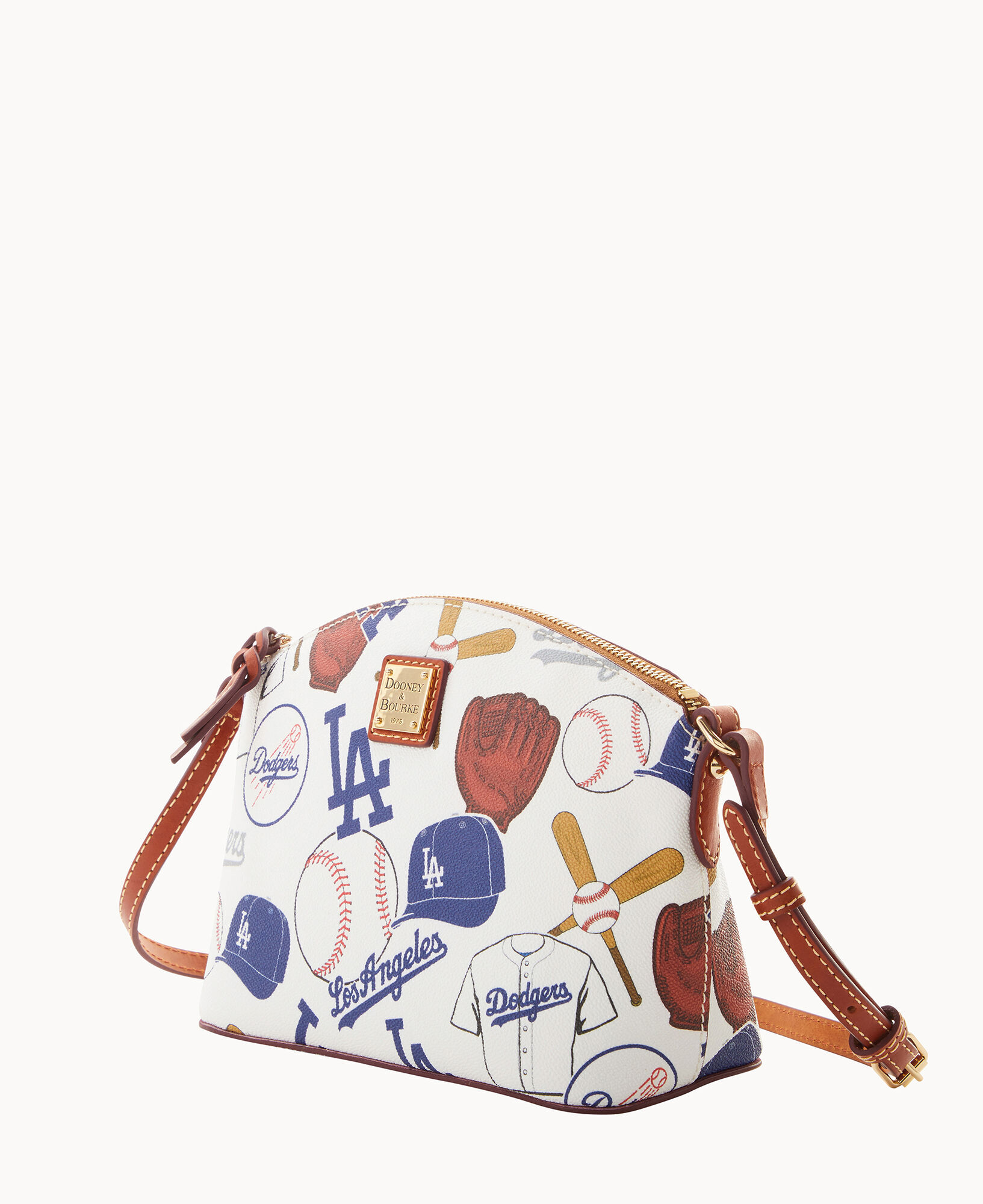 Dooney Bourke MLB Dodgers Suki Crossbody Med Wristlet