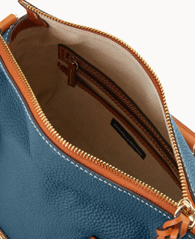 Pebble with Florentine Trim Satchel 30