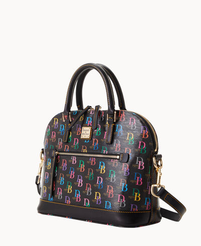 DB75 Multi Domed Zip Satchel