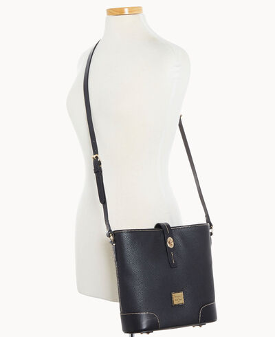 Pebble Grain Crossbody Bucket