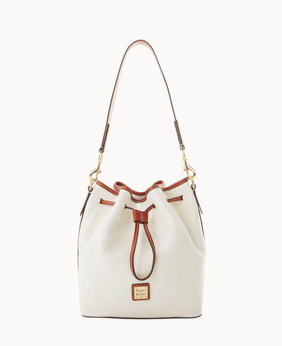 Embossed Lizard Drawstring