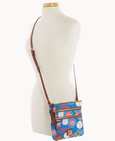 MLB Cubs North South Triple Zip Crossbody