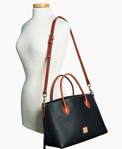 Pebble Grain Large Handle Tote