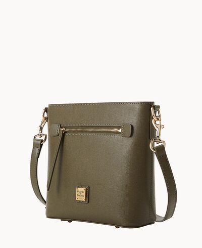Saffiano Small Zip Crossbody
