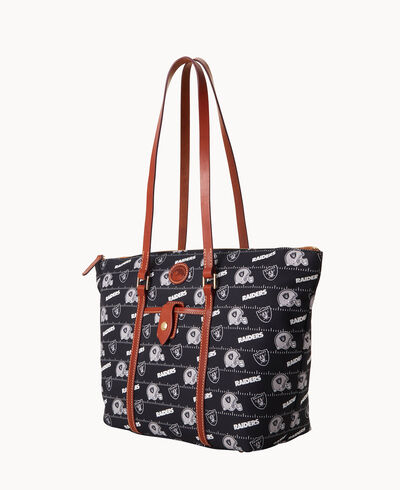 NFL Raiders Large Zip Tote
