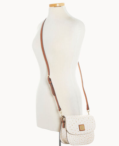 Ostrich Saddle Bag