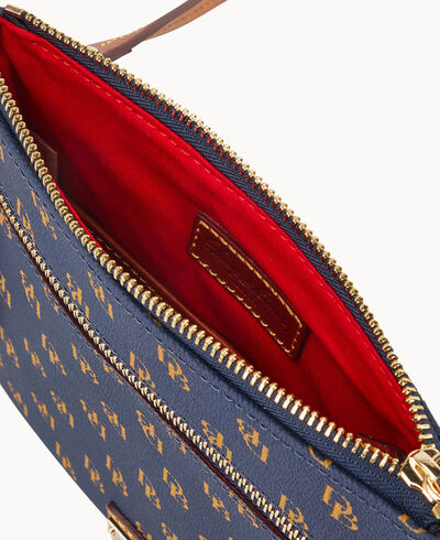 Gretta Double Zip Tassel Crossbody