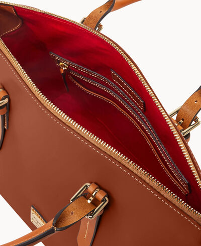 Wexford Leather Domed Satchel