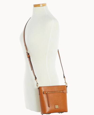 Saffiano Small Zip Crossbody