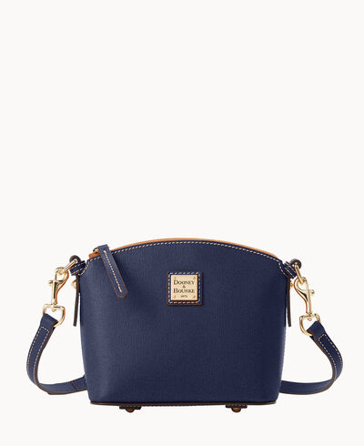 Saffiano Mini Domed Crossbody