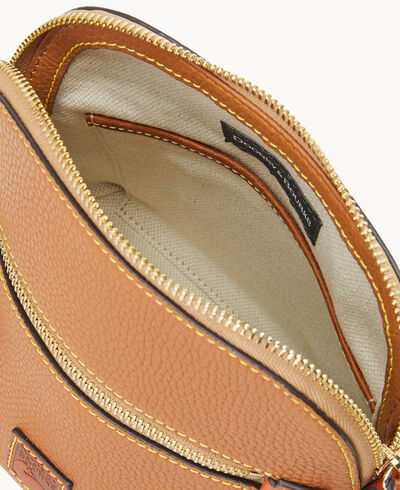 Pebble Grain Domed Crossbody