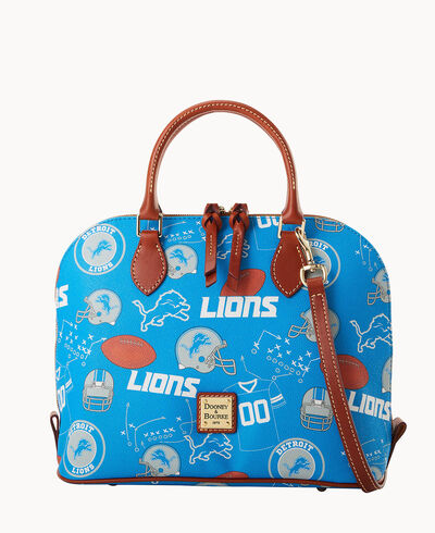 NFL Lions Zip Zip Satchel